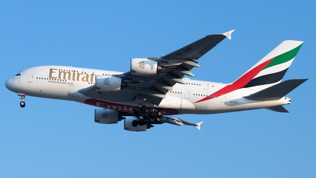 A6-EUK:Airbus A380-800:Emirates Airline